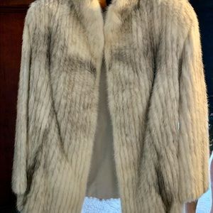 Vintage Rabbit Fur Coat: Needs love!